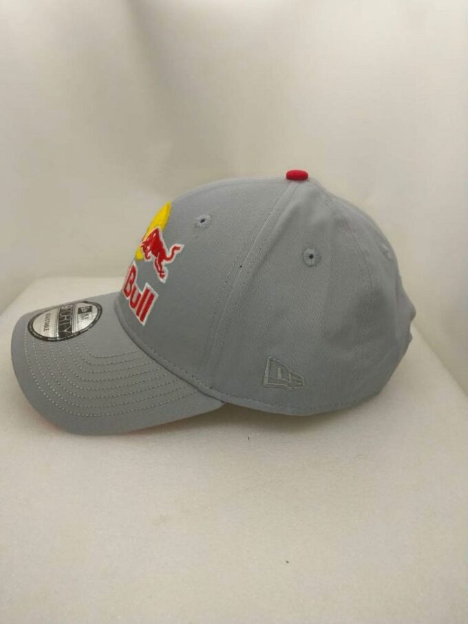 grey redbull hat