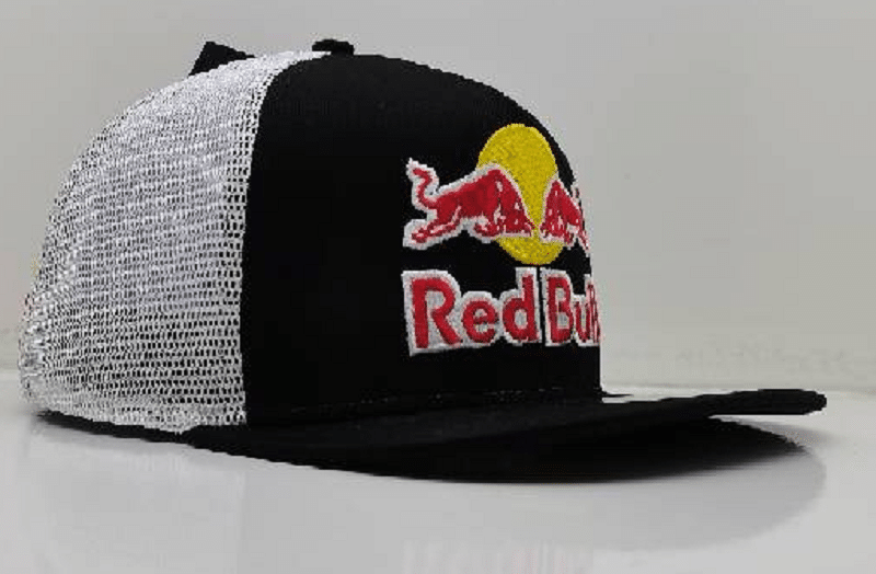 Red Bull Cap Black Hip Hop Hat Breathable Adjustable Snapback Mesh Hat Wear My Hat