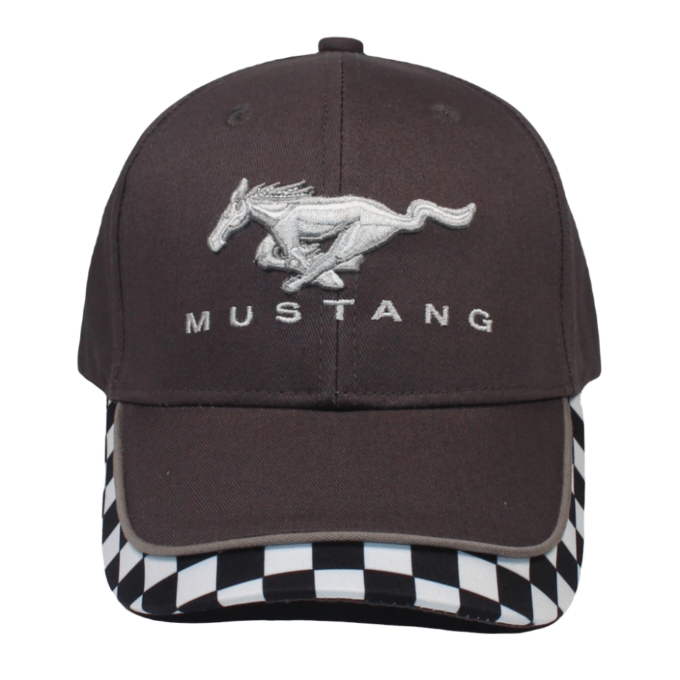 Brown MUSTANG Vintage Racing Cap