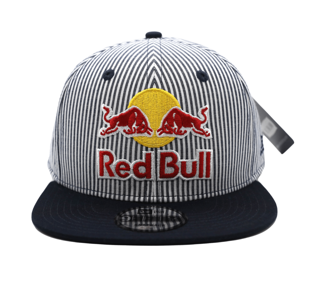 Red Bull Cap Navy Blue Striped - WEAR MY HAT