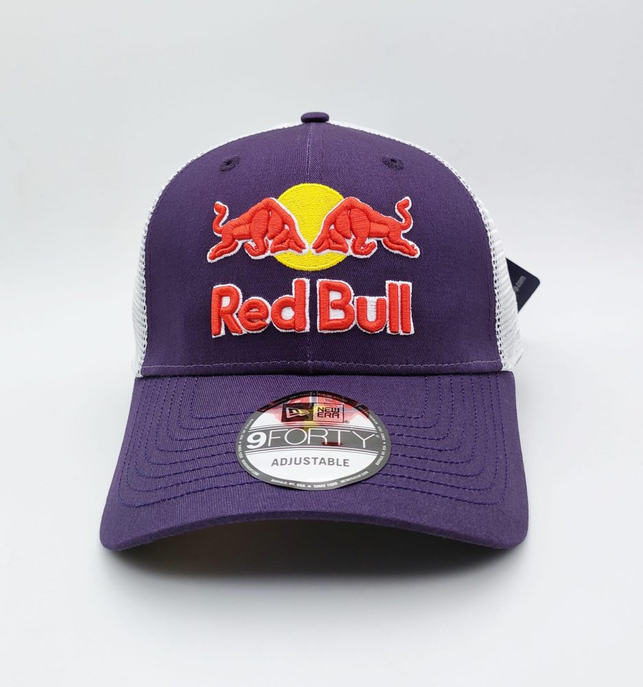 tan red bull hat