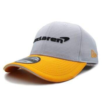 mclaren f1 new era gulf cap gray papaya orange