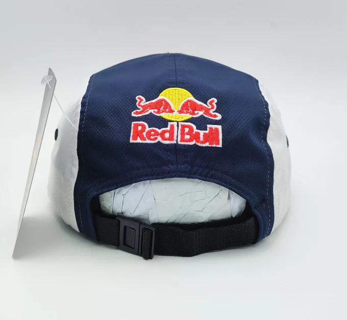 Red bull new era 5 panel cap white blue f1 hat