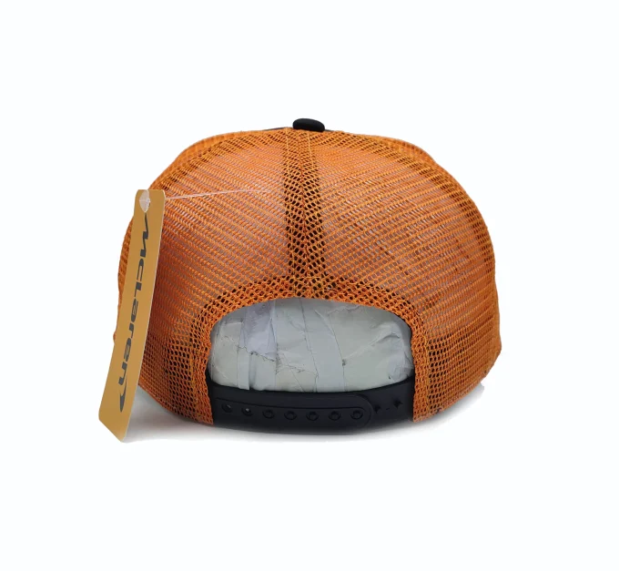 Black McLaren new era cap orange mesh breathable hat