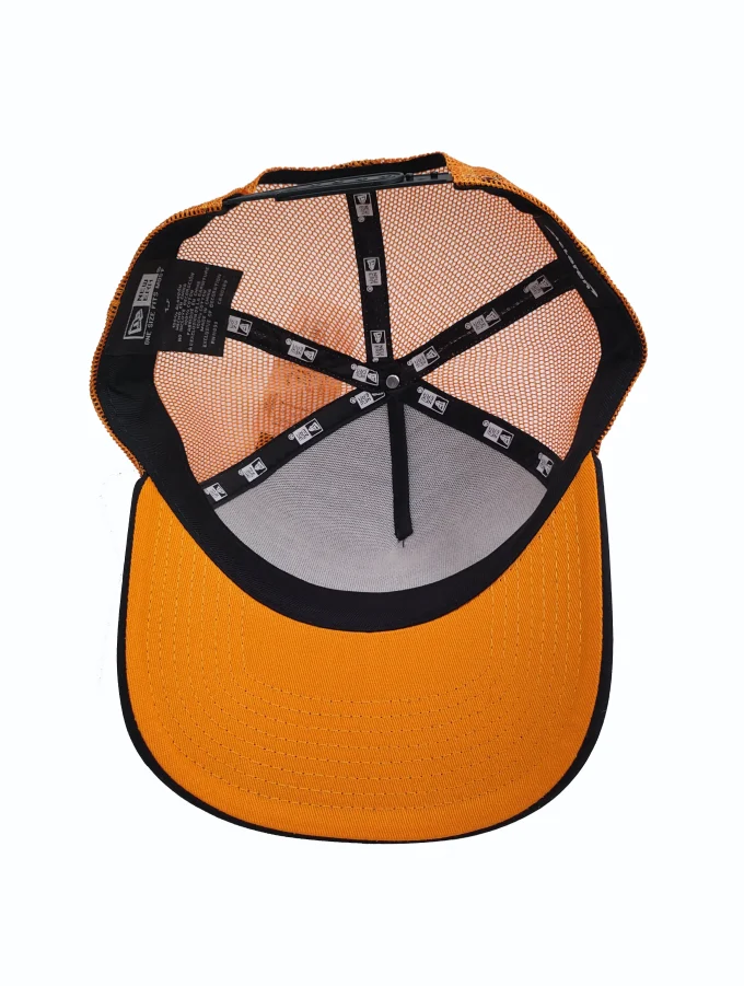 Black McLaren new era cap orange mesh breathable hat