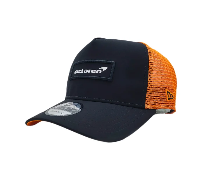 McLaren new era cap orange mesh breathable hats