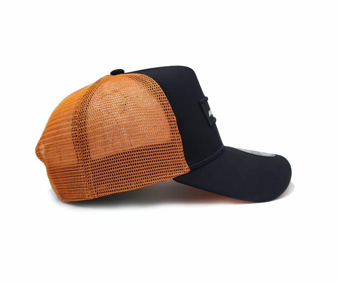 Black McLaren new era cap orange mesh breathable hat