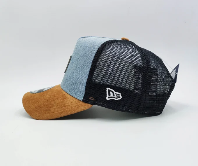 New era Oracle red bull denim suede cap