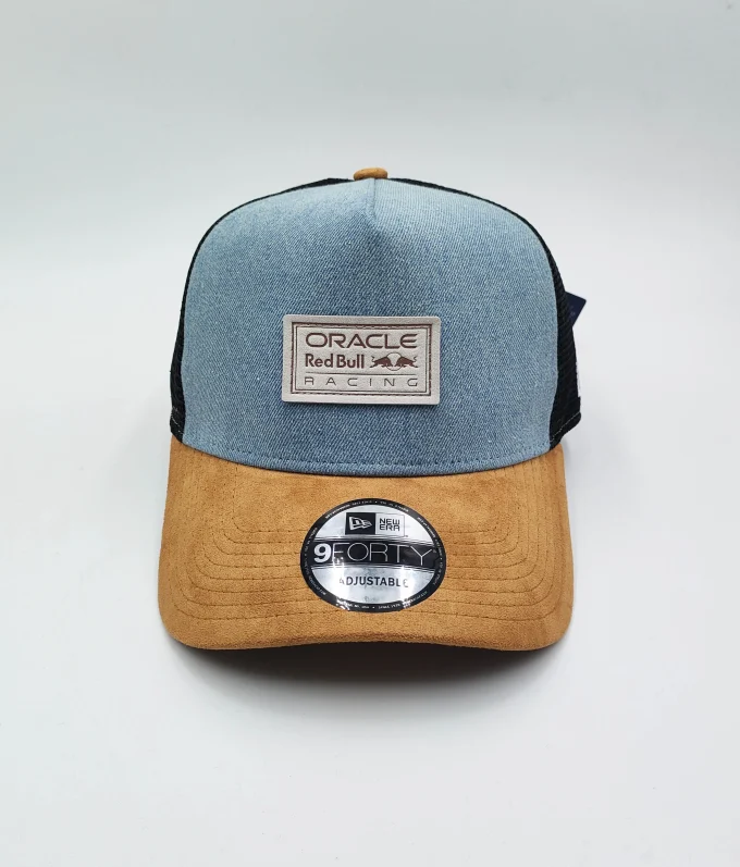 new era redbull denim suede cap