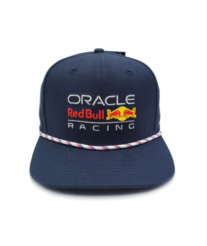 red bull oracle racing cap navy blue hip hop style