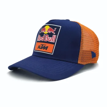 Red bull Kim trucker cap blue orange mesh - new era hat