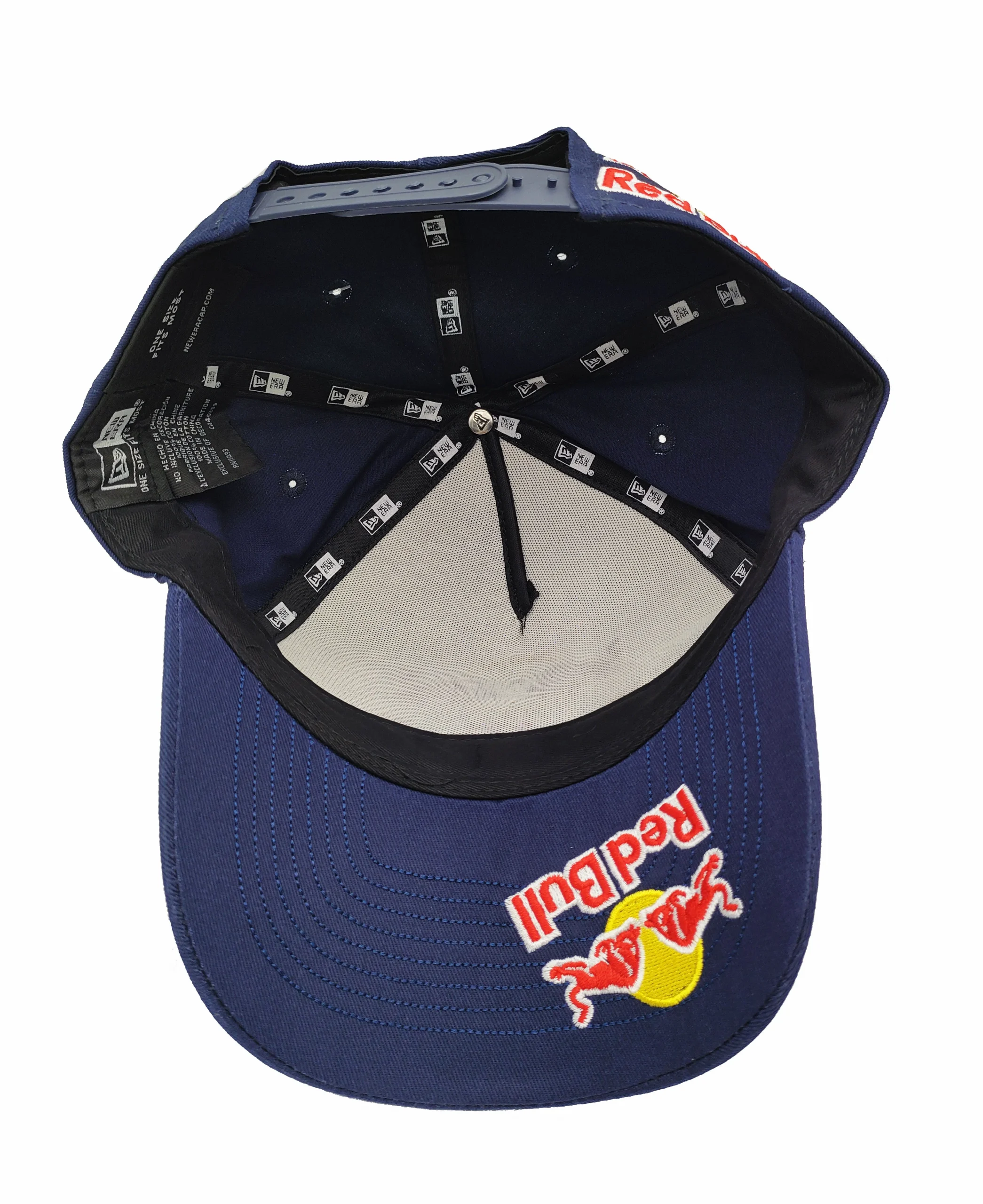 Inside view of official Red Bull Racing hat